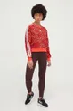 Βαμβακερή μπλούζα adidas Originals ZNE 0 κόκκινο