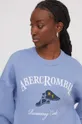 niebieski Abercrombie & Fitch bluza