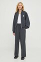 American Vintage bluza PUK16AH23CHSOCH gri SS24