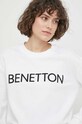 United Colors of Benetton bluza bawełniana biały 3J68D1069
