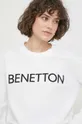 белый Хлопковая кофта United Colors of Benetton