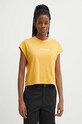 Îmbrăcăminte Napapijri tricou din bumbac S-Tahi NP0A4HOJY1J1 galben