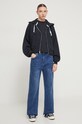 Converse felső 10026150.A01 fekete SS25