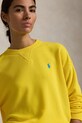 Βαμβακερή μπλούζα Polo Ralph Lauren κίτρινο 211935582
