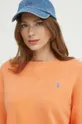 arancione Polo Ralph Lauren felpa in cotone