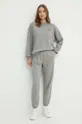 Polo Ralph Lauren felpa in cotone grigio