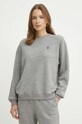 Bombažen pulover Polo Ralph Lauren siva 211935582
