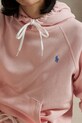 Bombažen pulover Polo Ralph Lauren roza 211935583