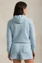 Polo Ralph Lauren felpa in cotone 211935583 blu SS25