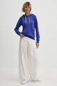 Polo Ralph Lauren felpa in cotone 211935583 blu SS25