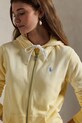 Βαμβακερή μπλούζα Polo Ralph Lauren κίτρινο 211935584