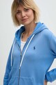 Polo Ralph Lauren felpa in cotone blu 211935584