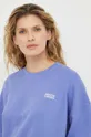 fioletowy American Vintage bluza  SWEAT ML COL ROND