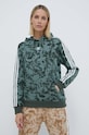 adidas Originals bluza bawełniana zielony IX5999
