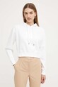 MICHAEL Michael Kors hanorac de bumbac alb MS451C04MY