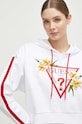 Guess bluza bawełniana ZOEY biały V4GQ04.KC6V1