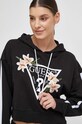 Guess bluza bawełniana ZOEY czarny V4GQ04.KC6V1