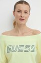 Guess bluza SKYLAR galben V4GQ08.K8802