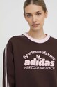 adidas Originals bluză maro IR6098