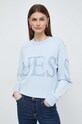 Bavlnená mikina Guess modrá W4GQ10.KC8I0