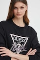 Mikina Guess ICON černá W4GQ09.KB681