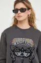 γκρί Βαμβακερή μπλούζα The Kooples