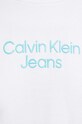Calvin Klein Jeans hanorac de bumbac J20J221466 alb