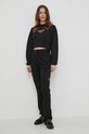 Бавовняна кофта Calvin Klein Jeans J20J221466 чорний SS24