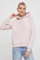 Calvin Klein Jeans bluza z kapturem różowy J20J223275