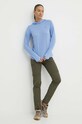 Спортивна кофта Fjallraven Abisko Sun F84108.537 блакитний SS24