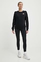 Памучен суичър Fjallraven Vardag Sweater F87075.550 черен SS24