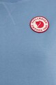 Хлопковая кофта Fjallraven 1960 Logo Badge Sweater F87230.543 голубой