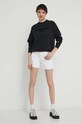 Superdry hanorac de bumbac W2012070A.02A negru SS24