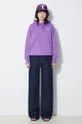 Puma cotton sweatshirt BETTER CLASSIC violet