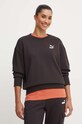Puma hanorac de bumbac BETTER CLASSIC negru 624231