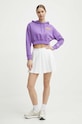 Puma hanorac de bumbac 624346 violet SS24