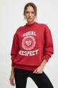 Бавовняна кофта Puma 625159 червоний SS24