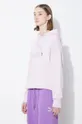 violet Puma bluză CLASSICS Shiny Logo Hoodie