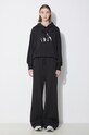 Puma sweatshirt CLASSICS Shiny Logo Hoodie 625595 black SS24