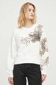 AllSaints bluza bawełniana Dragon WM214Z beżowy SS24