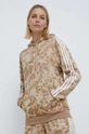 beżowy adidas Originals bluza bawełniana