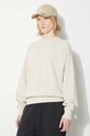 Carhartt WIP felpa in cotone Duster Script Sweat beige I033054.1YCGD