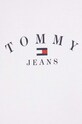 Tommy Jeans bluză DW0DW18143 alb