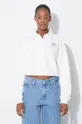 λευκό Βαμβακερή μπλούζα Lacoste Γυναικεία