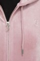 Juicy Couture bluza welurowa JCAP176.243 różowy
