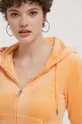 oranžová Velúrová mikina Juicy Couture
