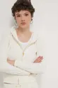 béžová Velúrová mikina Juicy Couture