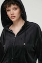 Βελούδινη μπλούζα Juicy Couture μαύρο JCWAS24342.101