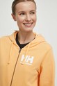 Bavlněná mikina Helly Hansen 34461 oranžová