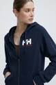 Pamučna dukserica Helly Hansen mornarsko plava 34461